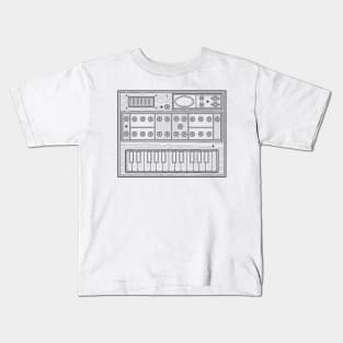 Retro Synthesizer Kids T-Shirt